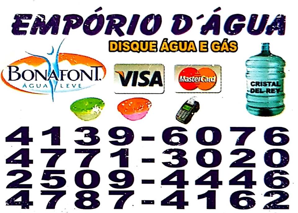 EMPÓRIO D ÁGUA Distribuidor de Água Bonafont em Taboão da Serra Disk ...